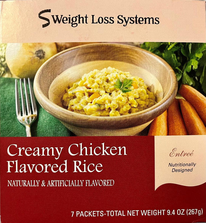 Weight Loss Systems Plant Based Entree - Creamy Chicken Flavored Rice (7/Box)