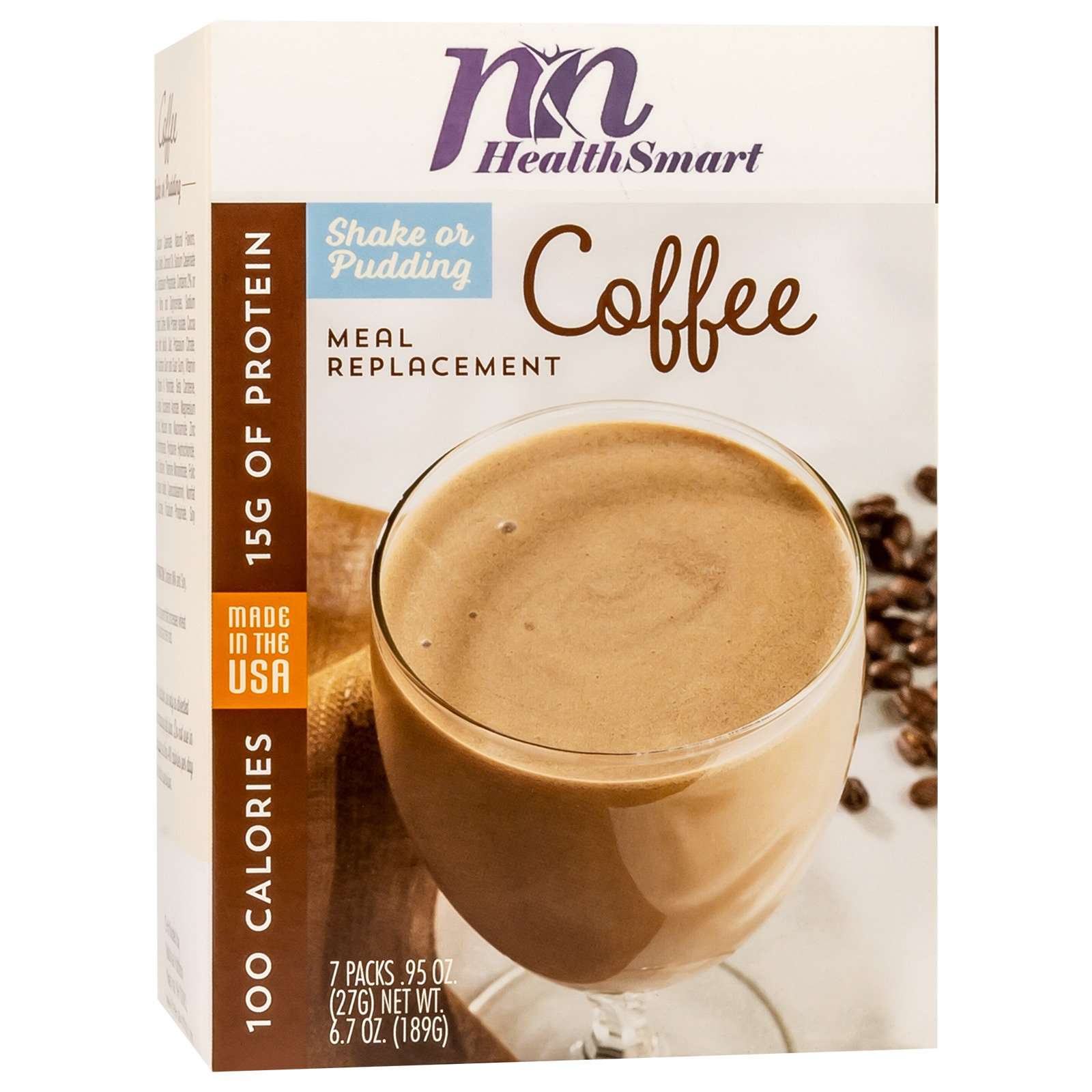 100 Calorie Meal Replacement - Coffee - 7/Box | HealthSmart