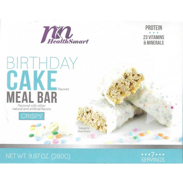 HealthSmart Protein Meal Bar - Birthday Cake Crisp (7/Box)