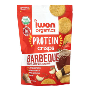 IWON Organics Protein Crisps - Sour Cream & Onion - 3oz Bag (3 Servings Per Bag) - Nashua Nutrition