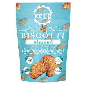 Keto Factory Biscotti - Almond - 1 Bag (3 Servings) - Nashua Nutrition