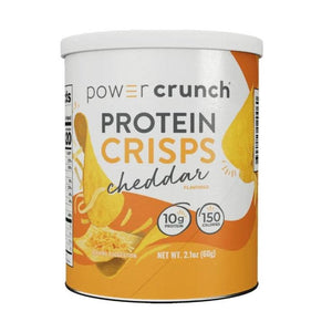 Power Crunch Protein Crisps - Cheddar - 1 Canister - Nashua Nutrition