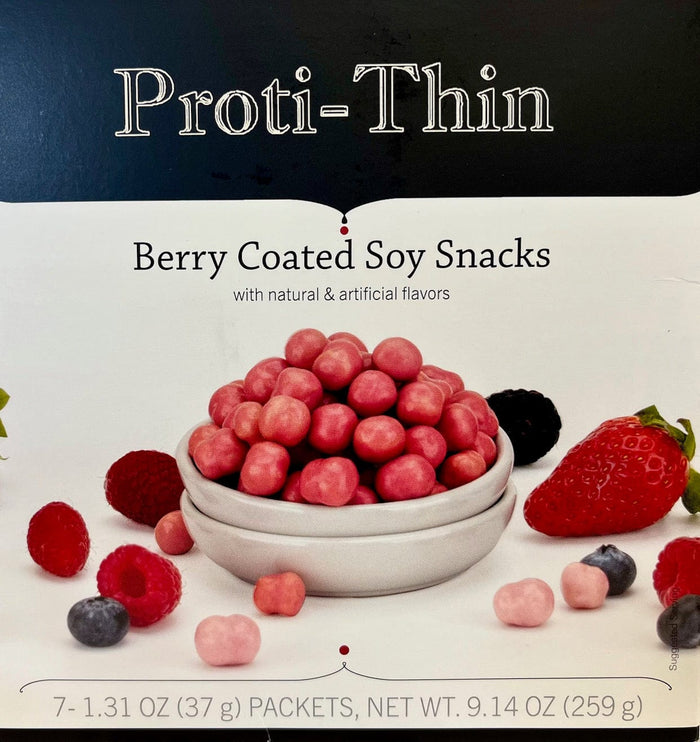 Proti-Thin : Coated Soy Snacks : Berry : (7/Box)