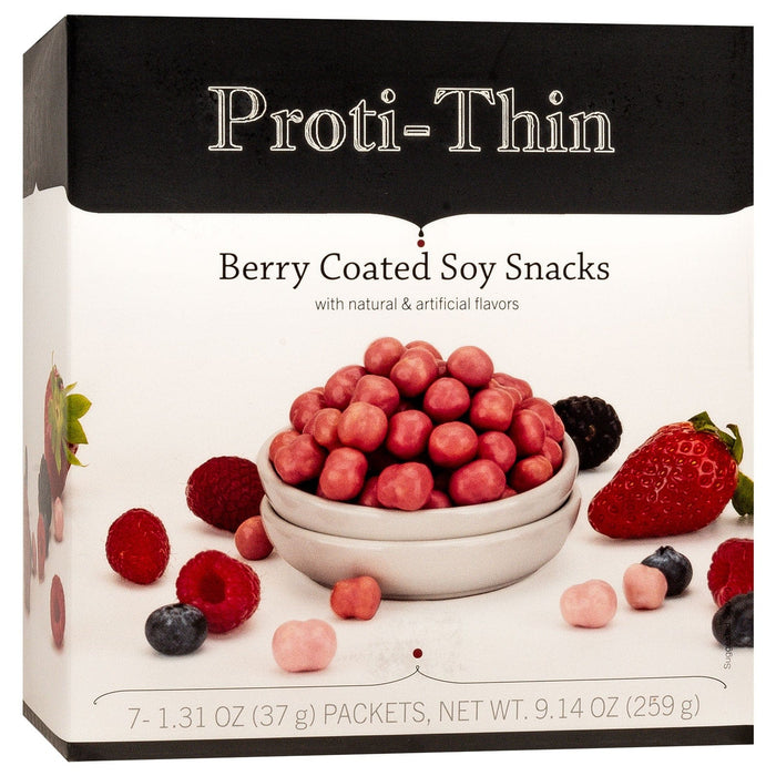 Proti-Thin : Coated Soy Snacks : Berry : (7/Box)