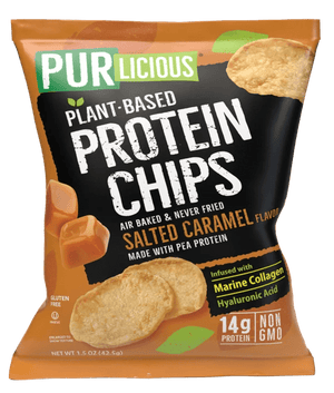 PURlicious - Protein Chips - Salted Caramel - 1 Bag - Nashua Nutrition