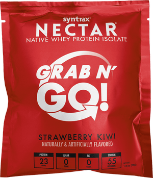 Syntrax - Nectar Protein Powder - Grab N Go - Strawberry Kiwi - 20 Individual Servings - Nashua Nutrition