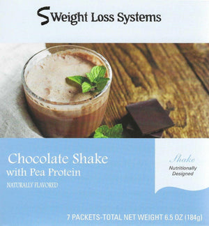 Weight Loss Systems Chocolate Shake Meal Replacement with Plant Protein 7/Box - Nashua Nutrition