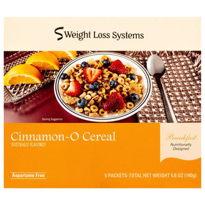 Weight Loss Systems - Cinnamon O's Cereal - 5/Box - Nashua Nutrition