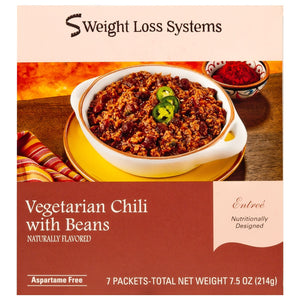 Weight Loss Systems Entree - Vegetarian Chili with Beans (7/Box) - Nashua Nutrition