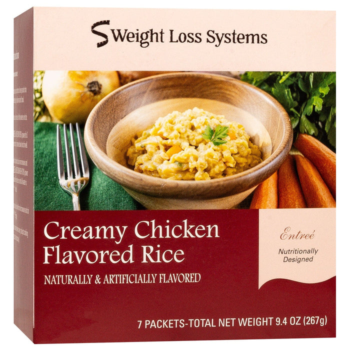 Weight Loss Systems Plant Based Entree - Creamy Chicken Flavored Rice (7/Box)