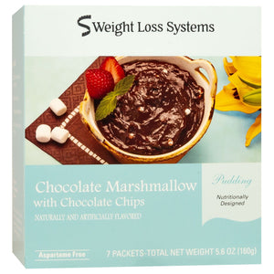 Weight Loss Systems Pudding - Chocolate Marshmallow with Chocolate Chips - 7/Box - Nashua Nutrition